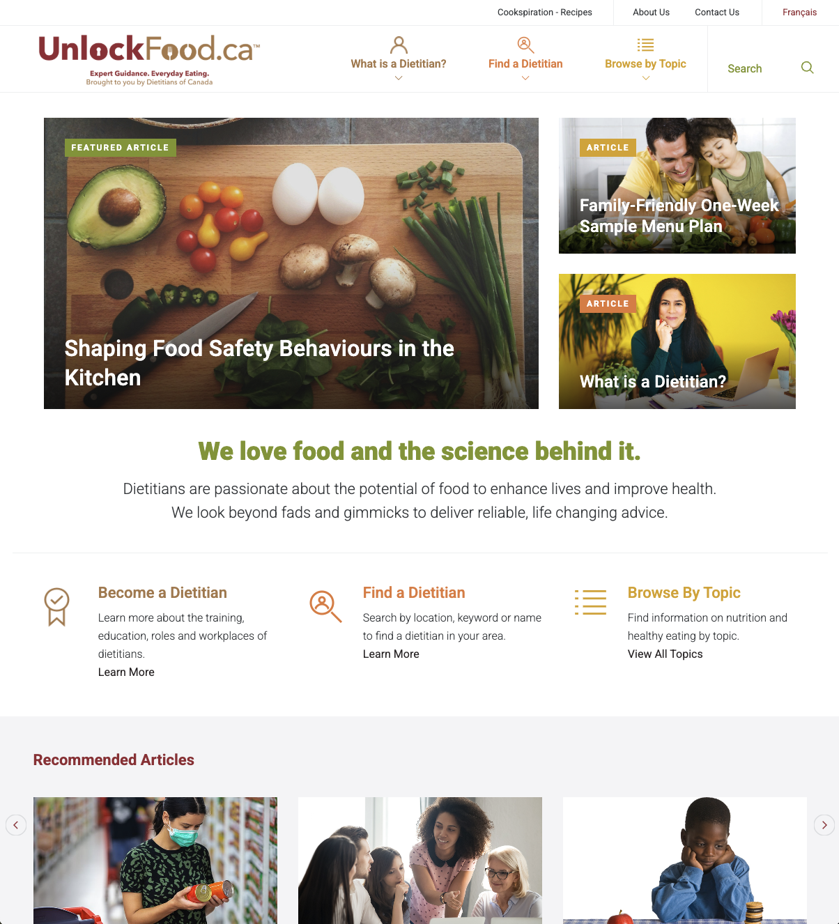 Unlock Food website thumbnail image